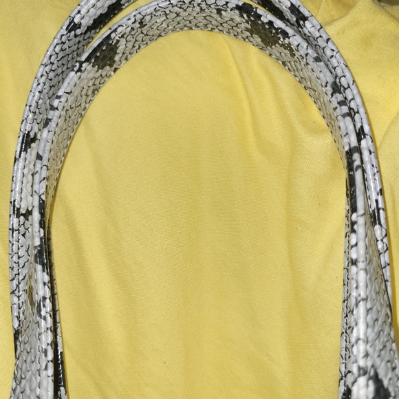 EVAN PICONE Black Velvet and Python Gray Bag - Picture 11 of 11